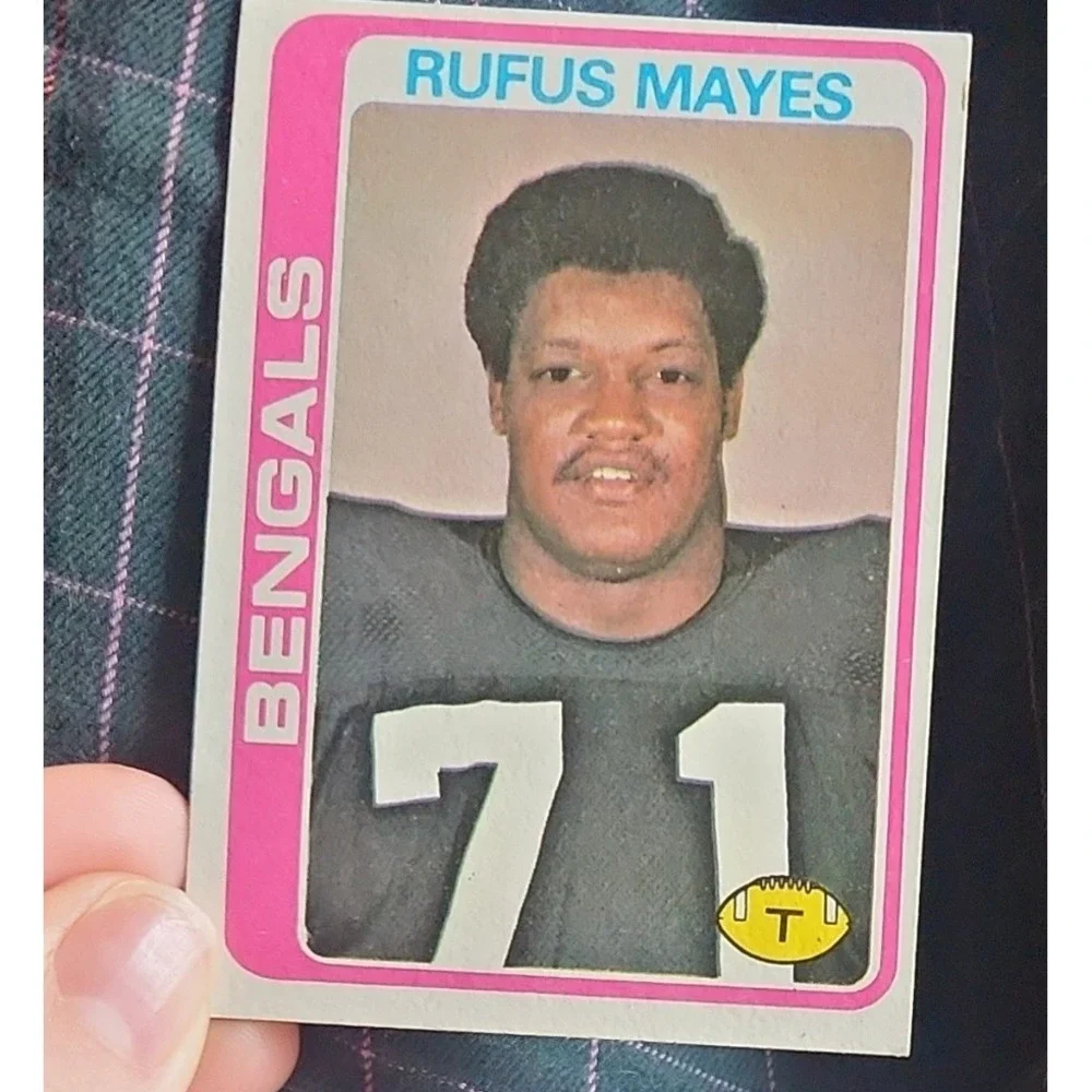 Topps 1970 Rufus Mayes Bengals NFL Football Card
